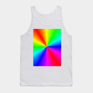 Rainbow Center Burst Tank Top